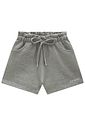 Shorts em moletom sem pelúcia 94374 Infanti Infantil Menina