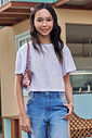 Blusa em meia malha 94581 Vic Teen Menina