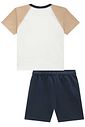 Conjunto de camiseta em meia malha e bermuda em moletom sem pelúcia 97204 LucBoo Bebê Menino Conjunto de camiseta em meia malha e bermuda em moletom sem pelúcia 97204 LucBoo Bebê Menino
