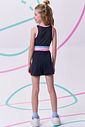 Conjunto de top cropped e short saia em malha poliamida UV50 96533 Vic Teen Menina