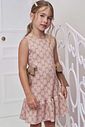 Vestido em fly tech 98773 Infanti Infantil Menina Vestido em fly tech 98773 Infanti Infantil Menina