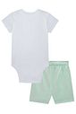 Conjunto de body em ribana 1x1 e bermuda em malha alfaiataria com elastano 98019 LucBoo Bebê Menino Conjunto de body em ribana 1x1 e bermuda em malha alfaiataria com elastano 98019 LucBoo Bebê Menino