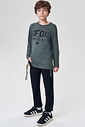 Camiseta em meia malha 90941 Johnny Fox Teen Menino