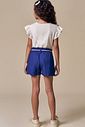 Conjunto de blusa em meia malha e shorts em blend de linho 93332 Infanti Infantil Menina Conjunto de blusa em meia malha e shorts em blend de linho 93332 Infanti Infantil Menina