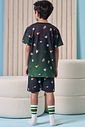 Conjunto de pijama com camiseta e bermuda em malha fresh 97085 LucBoo Infantil Menino Conjunto de pijama com camiseta e bermuda em malha fresh 97085 LucBoo Infantil Menino