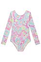 Maiô em malha UV dry com proteção UV 50+ 98410 Infanti Infantil Menina