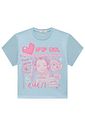 Camiseta em meia malha 98788 Kukiê Infantil Menina Camiseta em meia malha 98788 Kukiê Infantil Menina
