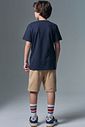 Conjunto de camiseta em meia malha e bermuda em sarja girassol com elastano 96857 Johnny Fox Teen Menino Conjunto de camiseta em meia malha e bermuda em sarja girassol com elastano 96857 Johnny Fox Teen Menino