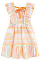 Vestido em tricoline listrado 96356 Kukiê Infantil Menina Vestido em tricoline listrado 96356 Kukiê Infantil Menina