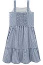 Vestido em tricoline fio tinto com elastano 95363 Vic Teen Menina Vestido em tricoline fio tinto com elastano 95363 Vic Teen Menina