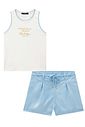 Conjunto de regata em canelado liz e shorts em tecido new positano 95495 Lilimoon Teen Menina Conjunto de regata em canelado liz e shorts em tecido new positano 95495 Lilimoon Teen Menina