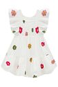 Vestido em viscose bordado 96581 Infanti Infantil Menina Vestido em viscose bordado 96581 Infanti Infantil Menina