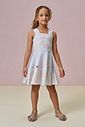 Vestido em fly tech 95861 Infanti Infantil Menina Vestido em fly tech 95861 Infanti Infantil Menina