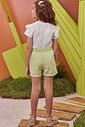 Conjunto de blusa em meia malha e short em viscolinho 99593 Kukiê Infantil Menina Conjunto de blusa em meia malha e short em viscolinho 99593 Kukiê Infantil Menina