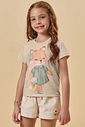 Blusa em meia malha 95529 Kukiê Infantil Menina Blusa em meia malha 95529 Kukiê Infantil Menina
