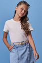 Blusa em meia malha 99095 Vic Teen Menina Blusa em meia malha 99095 Vic Teen Menina