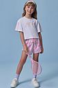 Conjunto de blusa em malha yuki e shorts em ergonomic 96474 Infanti Infantil Menina Conjunto de blusa em malha yuki e shorts em ergonomic 96474 Infanti Infantil Menina