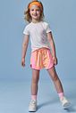 Conjunto de blusa e shorts em malha UV 50+ 96336 Infanti Infantil Menina Conjunto de blusa e shorts em malha UV 50+ 96336 Infanti Infantil Menina