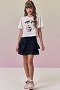 Saia em tricoline com elastano e shorts embutido 95342 Vic Teen Menina Saia em tricoline com elastano e shorts embutido 95342 Vic Teen Menina