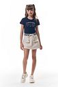 Conjunto de blusa em cotton e short saia em moletom sem pelúcia 97465 Vic Teen Menina Conjunto de blusa em cotton e short saia em moletom sem pelúcia 97465 Vic Teen Menina