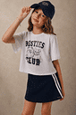 Conjunto de blusa em meia malha e saia em soft line com shorts embutido 96912 Vic Teen Menina Conjunto de blusa em meia malha e saia em soft line com shorts embutido 96912 Vic Teen Menina
