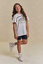 Conjunto de camiseta over em meia malha e bermuda biker em soft line 95941 Lilimoon Teen Menina Conjunto de camiseta over em meia malha e bermuda biker em soft line 95941 Lilimoon Teen Menina