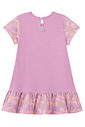 Vestido em cotton e malha power 92959 Kukiê Bebê Menina