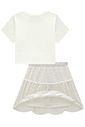 Conjunto de blusa em meia malha e saia em anarruga bordada com shorts embutido 98578 Lilimoon Teen Menina Conjunto de blusa em meia malha e saia em anarruga bordada com shorts embutido 98578 Lilimoon Teen Menina