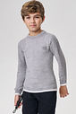 Blusão em tricot prime 87708 Johnny Fox Teen Menino