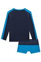 Conjunto de camiseta e sunga em malha uv dry com proteção UV50+ 97324 Johnny Fox Teen Menino Conjunto de camiseta e sunga em malha uv dry com proteção UV50+ 97324 Johnny Fox Teen Menino