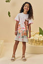 Vestido em malha fresh 94258 Kukiê Infantil Menina Vestido em malha fresh 94258 Kukiê Infantil Menina