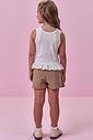 Shorts saia em sarja com elastano 98468 Kukiê Infantil Menina Shorts saia em sarja com elastano 98468 Kukiê Infantil Menina