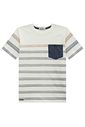 Camiseta em meia malha 98415 LucBoo Infantil Menino