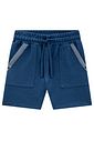 Bermuda em malha denim com elastano 94854 Johnny Fox Teen Menino
