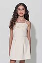 Vestido em tecido plano de viscose 94878 Lilimoon Teen Menina Vestido em tecido plano de viscose 94878 Lilimoon Teen Menina