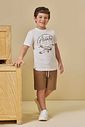 Camiseta em meia malha 94560 LucBoo Infantil Menino Camiseta em meia malha 94560 LucBoo Infantil Menino