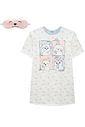 Camisola em malha fresh, acompanha sleep mask 95075 Vic Teen Menina