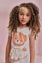 Vestido em molecotton 97899 Kukiê Infantil Menina Vestido em molecotton 97899 Kukiê Infantil Menina