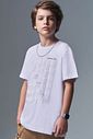 Camiseta em meia malha 96637 Johnny Fox Teen Menino Camiseta em meia malha 96637 Johnny Fox Teen Menino