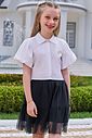 Conjunto de camisa em tricoline com elastano e saia em tule. Com shorts embutido 97193 Infanti Infantil Menina Conjunto de camisa em tricoline com elastano e saia em tule. Com shorts embutido 97193 Infanti Infantil Menina