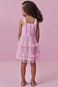 Vestido em tule glitter 98850 Kukiê Infantil Menina