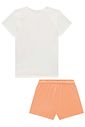 Conjunto de blusa e shorts em malha UV 50+ 96336 Infanti Infantil Menina Conjunto de blusa e shorts em malha UV 50+ 96336 Infanti Infantil Menina