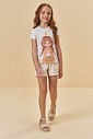 Blusa em cotton 95355 Kukiê Infantil Menina