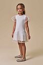 Vestido em fly tech e tule paetê 95719 Infanti Infantil Menina Vestido em fly tech e tule paetê 95719 Infanti Infantil Menina