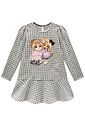 Vestido em malha jacquard kim 92687 Infanti Infantil Menina