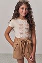Conjunto de blusa em cotton e shorts em molevisco 98664 Lilimoon Teen Menina Conjunto de blusa em cotton e shorts em molevisco 98664 Lilimoon Teen Menina