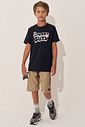 Bermuda em cotton jeans com elastano 97823 Johnny Fox Teen Menino Bermuda em cotton jeans com elastano 97823 Johnny Fox Teen Menino