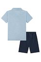 Conjunto de camisa em tecido camisaria chianti e bermuda em sarja girassol com elastano 97330 LucBoo Infantil Menino Conjunto de camisa em tecido camisaria chianti e bermuda em sarja girassol com elastano 97330 LucBoo Infantil Menino