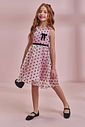 Vestido em chiffon corações 96568 Kukiê Infantil Menina