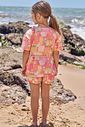 Trio de regata em canelado liz com sobreposição e shorts em malha fresh 96947 Infanti Infantil Menina